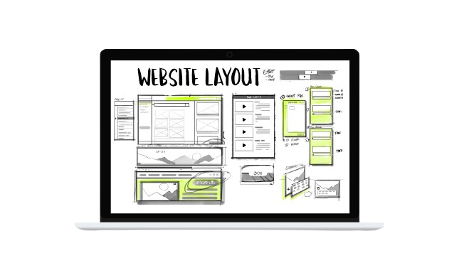 website-development-layout-sketch-drawing